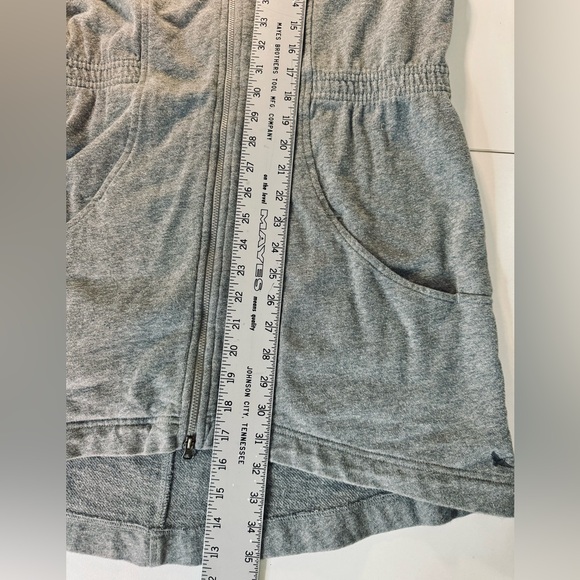 Eddie Bauer Jacket Long Zip-Up Terry Knit Size XL Gray SZ LIKE NEW! - Picture 9 of 13